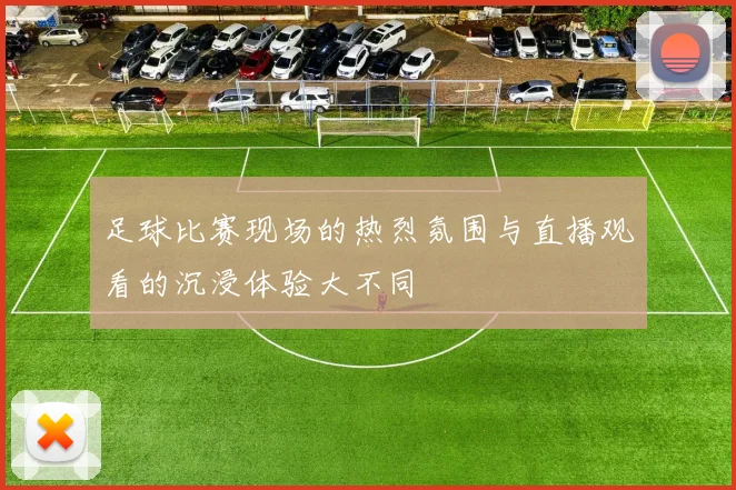 足球比赛现场的热烈氛围与直播观看的沉浸体验大不同